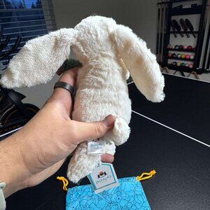 Jellycat Bashful Bunny With Christmas Tree Soft and Plush NWT